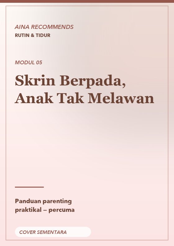 Skrin Berpada, Anak Tak Melawan